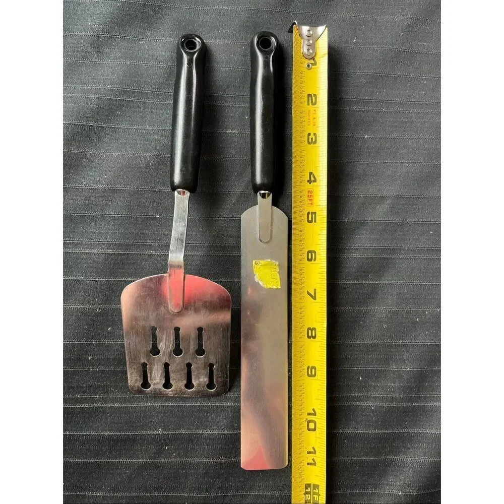 VTG Ekco Floral Handle Spatula Set Mid Century Kitchen Utensils USA